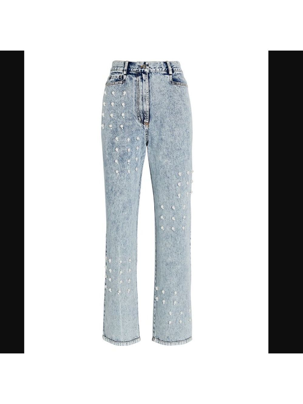SEA Betty Pearl-Embellished Jeans
